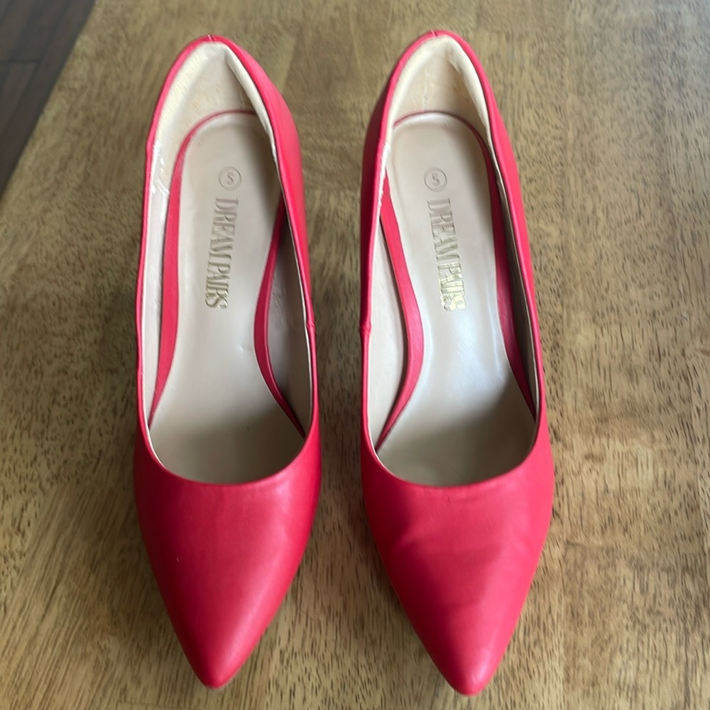 Red high heels